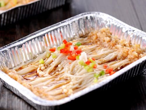 元阳锡纸烤金针菇